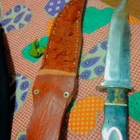 چاقو کلمبیایی چرم سرچ|کلکسیون اشیاء عتیقه|فاضل آباد, |دیوار