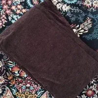 دسک پرده مخمل قهوه ای