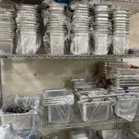 بنماری/ظرف استیل/ظرف تاپینگ/بن ماری/ سینی استیل|کافیشاپ و رستوران|یزد, |دیوار