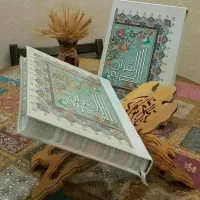 قرآن بسیار نفیس تمام گلاسه ، ویژه جهیزیه عروس