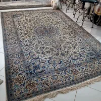 فرش دستباف اصیل نایین، گل ابریشم، درجه یک