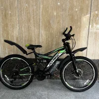 دوچرخه سایز ۲۴ ۲۰ سه کمک فنر دنده ای دیسگی