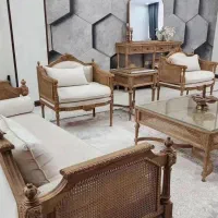 مبل ۷نفره ی فرانسوی بدون میز عسلی|مبلمان خانگی و میز عسلی|مشکین‌دشت, |دیوار