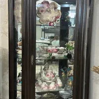 ویترین چوب راش جادار و شیک