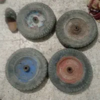 چرخ و تایر با تیوپ  گاری