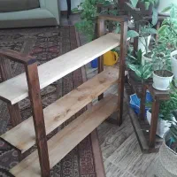 شلف چوبی|کتابخانه، شلف، قفسههای دیواری|نیشابور, شهرک ولیعصر|دیوار