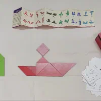 بازی تانگرام|اسباببازی|قم, شاه احمد قاسم|دیوار