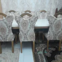 میز ناهار خوری ۶نفره در حد نو سالم