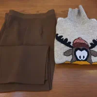 بلوز بافت و شلوار