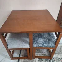 میز و صندلی غذا خوری ۴ نفره کم جا