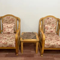 مبل ۸ نفره با چوب نراد|مبلمان خانگی و میز عسلی|لاهیجان, کوی آزادگان|دیوار