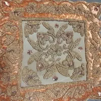 رومیزی کارشده ۳تیکه