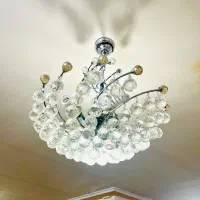 لوستر مدرن کریستالی