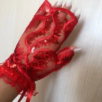 دستکش توری حنابندان