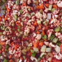 ترشی اب گوجه خونگی با پوره گوجه