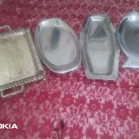 یه سینی پادار سه تا دیس استیل