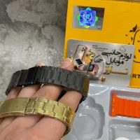 ساعت هوشمند اپل واچ طلایی و مشکی با بند استیل|ساعت|کرج, گلشهر|دیوار