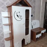 فروش کمدهای کودک و نوجوان همراه تخت خواب