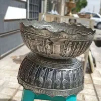 جفت ظرف قلم مسی کارخاص