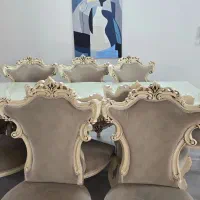 مبل نه نفره و میزنهارخوری هشت نفره|مبلمان خانگی و میز عسلی|تهران, شیوا|دیوار