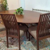 میز شش نفره چوبی ساخت ترکیه
