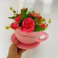 دسته گل روز مادر وروز زن|گل مصنوعی|شوط, |دیوار