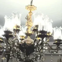لوستر برنز ۶شاخه ۱۲شعله