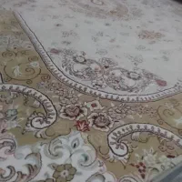 یک جفت فرش ۷۰۰ شانه تراکم بالا در حدنو  کرم رنگ|فرش|تربت‌حیدریه, ۴۵ متری|دیوار