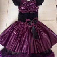 پیراهن نو سایز ۲ جنس ساتن و تور.تخفیفم داره