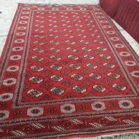 فروش فرش ترکمن بسیار تمیز و سالم ۹متری