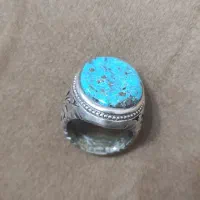 انگشترنقره فیروزه نیشابور مردانه درشت|جواهرات|ارومیه, |دیوار