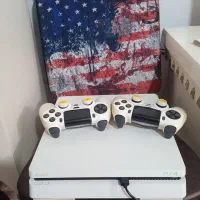 ps4 اسلیم کپی خور سفید ۲ دسته