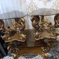 میز جلو مبلی و دو عدد عسلی