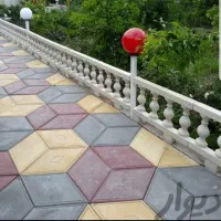نرده دور باغچه پلیمری