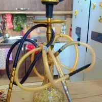 قلیان برنجی ۴ نفره