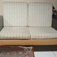 مبل چرم وچوب بادوبل