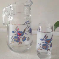 یک دست پارچ و لیوان ترک