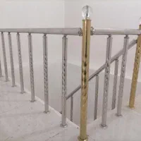 نرده استیل آهنی چوبی شیشه راه پله بالکن حفاظ پنجره