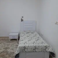 تخت یک نفره دو عدد همراه با پاتختی