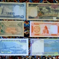 ۶ برگ اسکناس کلکسیونی|کلکسیون سکه، تمبر، اسکناس|کرمانشاه, |دیوار