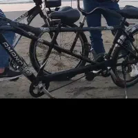 دو عدد دوچرخه دو نفره وتک نفره کربن و الومینیوم‌نو