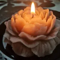 شمع گل آلاله ژورنالی 11 سانت بزرگ