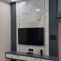 نصاب کاغذدیواری قرنیز ترموال ماربل شیت دیوار تی وی|خدمات پیشه و مهارت|شیراز, شهرک ایثار|دیوار