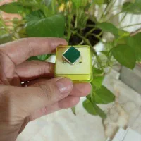 عقیق سبز رکاب نقطعه