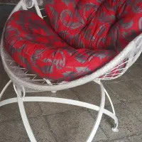 صندلی باغی مهتاب سفید و مشکی|صندلی و نیمکت|قم, بلوار امین و ساحلی|دیوار