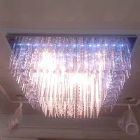 لوستر مربعی|لوستر و چراغ آویز|اراک, |دیوار