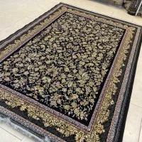 فرش مشهد ۱۲ اصفی فیلی طلاکوب پتینه جدید اکبند و نو