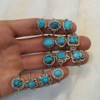 انگشتر زنونه فیروزه ، نگینا بسیار زیبا