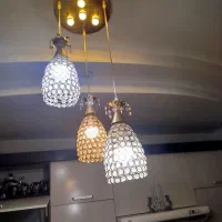 لوستر زیبا وشیک|لوستر و چراغ آویز|مشهد, هفت تیر (آب و برق)|دیوار