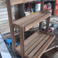 استند چوبی جا ادویه نظم دهنده بانکه بار کافه بار